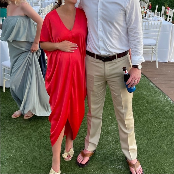 HATCH The Riviera Dress in Papaya New with Tags - Picture 2 of 14